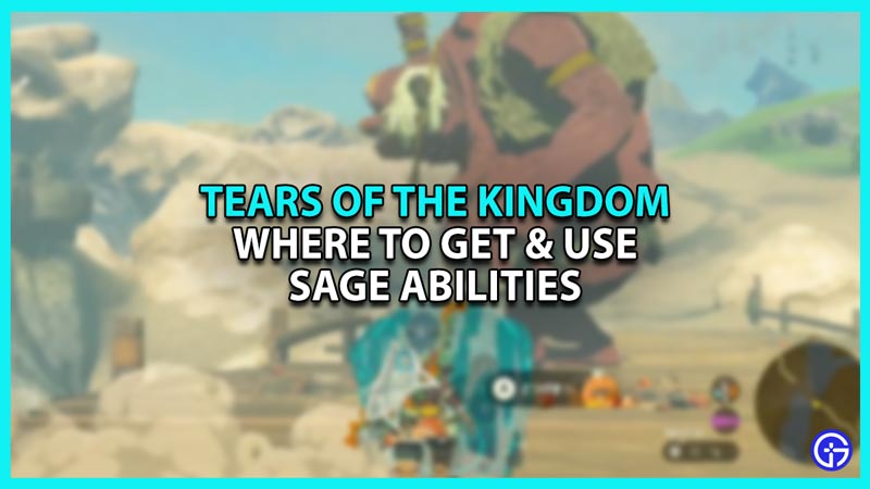 Zelda TotK Sage Abilities: How To Get & Use Them?