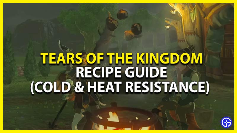Best Heat & Cold Resistance Recipes Zelda TOTK