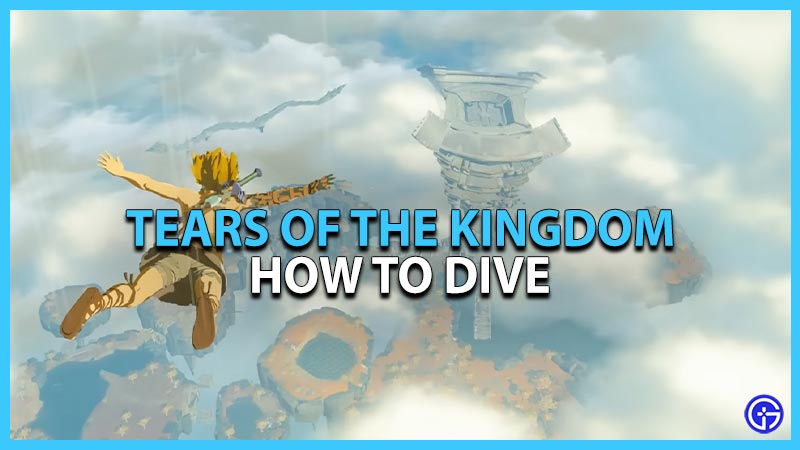 How To Dive In Zelda Tears Of The Kingdom (TOTK)