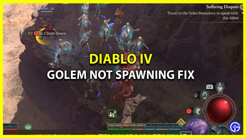 How To Fix Diablo 4 Necromancer Golem Not Spawning (Summoning)