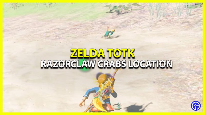Where To Find Razorclaw Crabs In TOTK