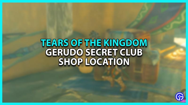How To Get Into Gerudo Secret Shop In TOTK (Location)