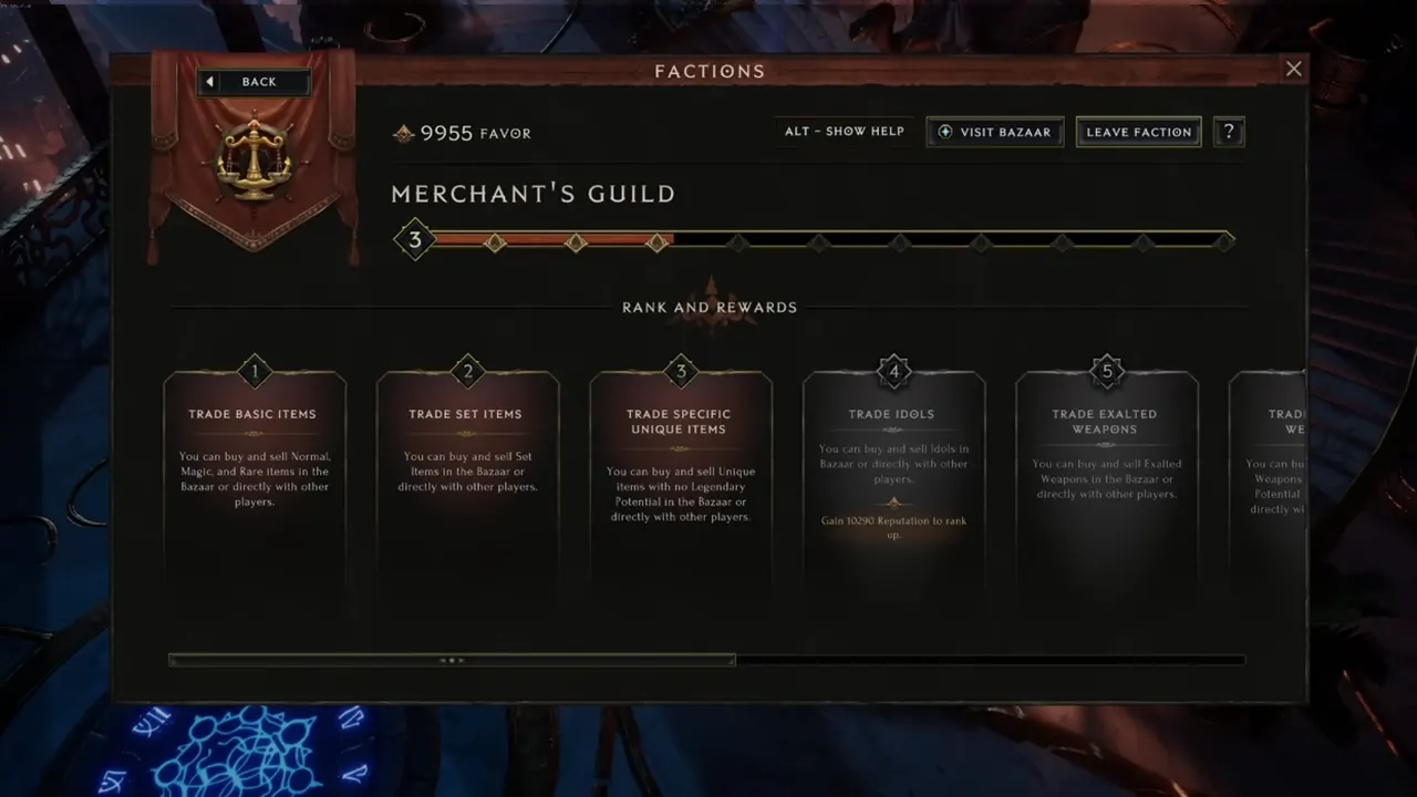 Last Epoch: How To Join Merchant's Guild Faction