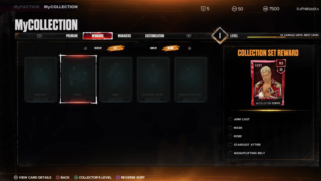 How to Get Oddities and Persona Cards in WWE 2K24