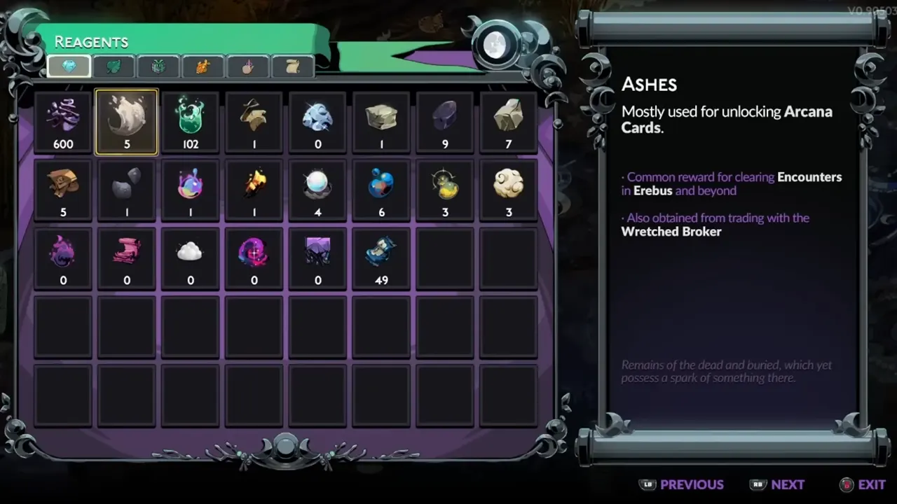 Hades 2: How To Get And Use Ash