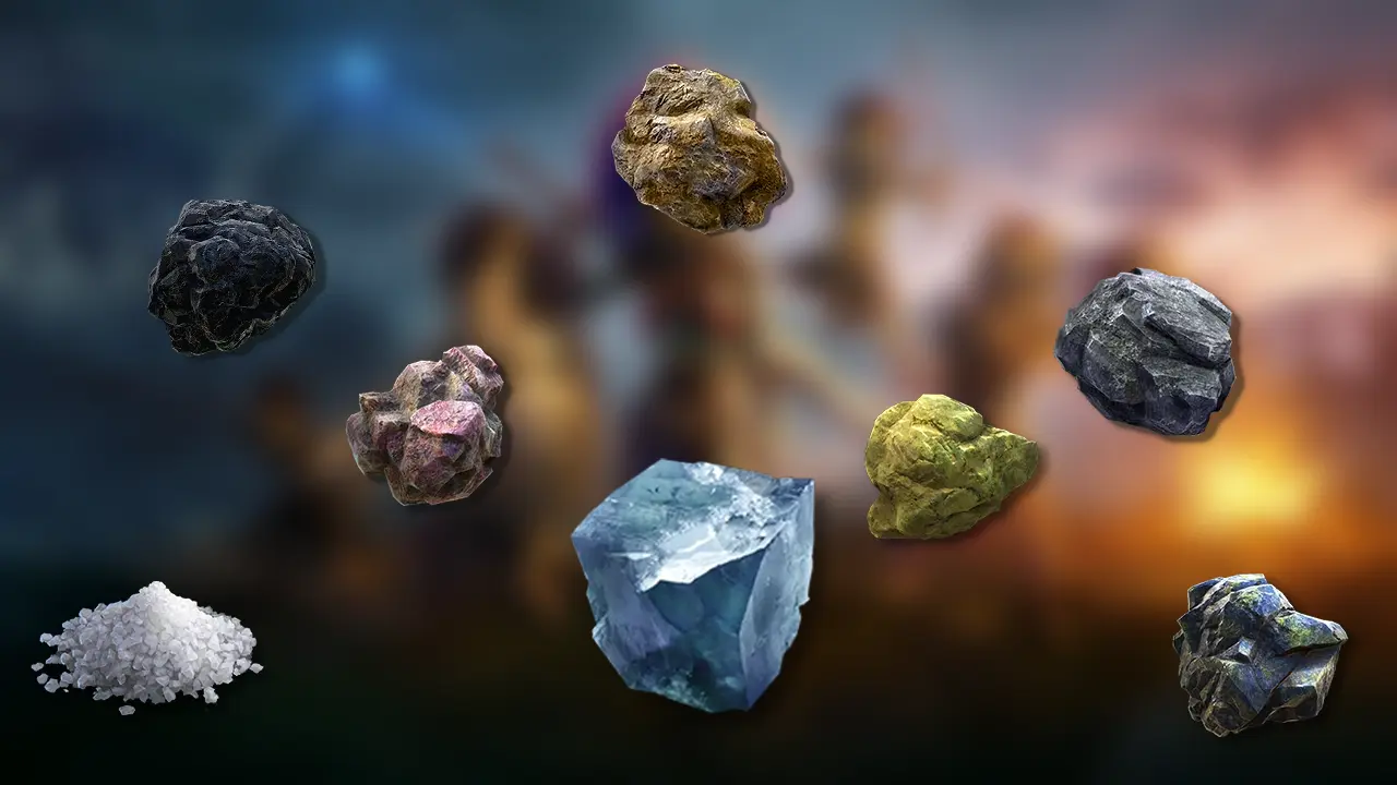 Soulmask Map: Phosphate, Meteor, Sulfur, Tin & all other Ore Locations