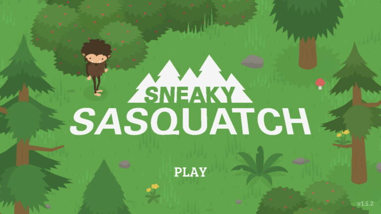 Full Town Map and Layout in Sneaky Sasquatch