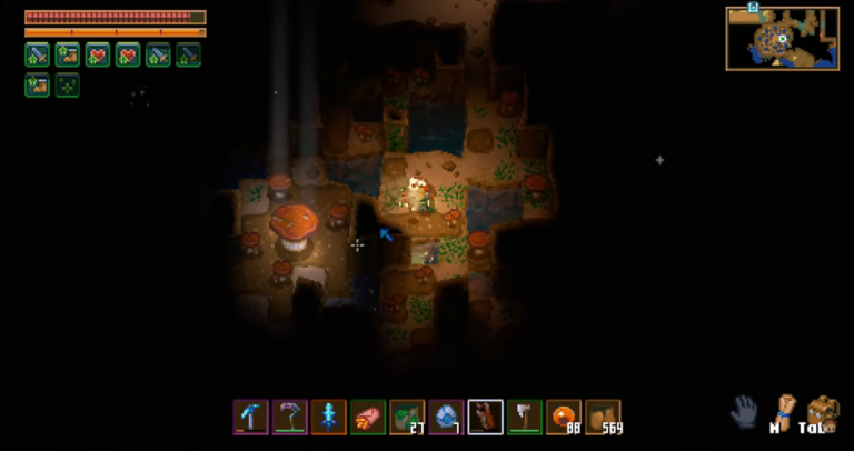 How to Break Mold Dungeon Walls in Core Keeper