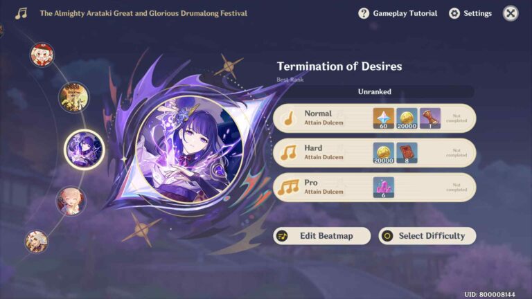 How to Use Custom Beatmaps Sharing Codes in Genshin Impact Drumalong Festival Event