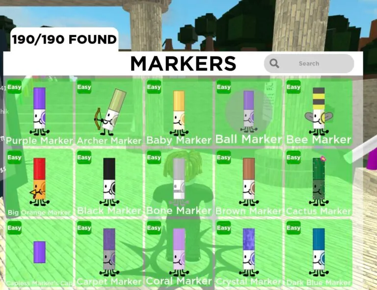 How to Get the Big Orange Marker in Roblox Find the Markers