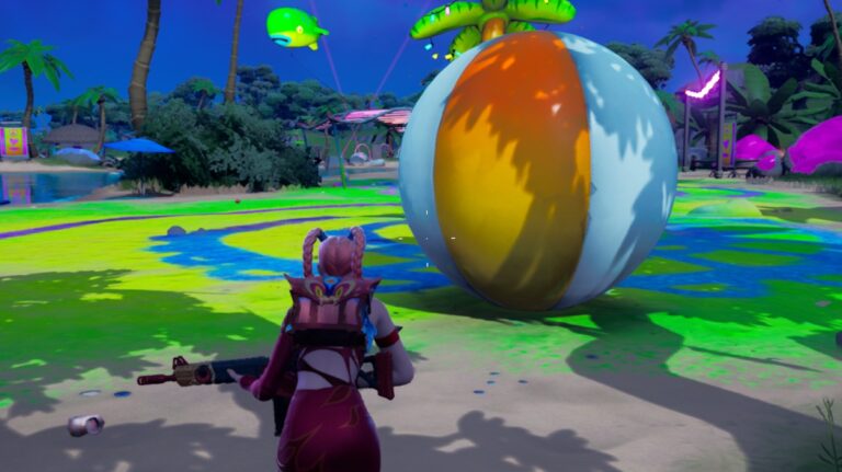 How to Kick a Beachball in Fortnite