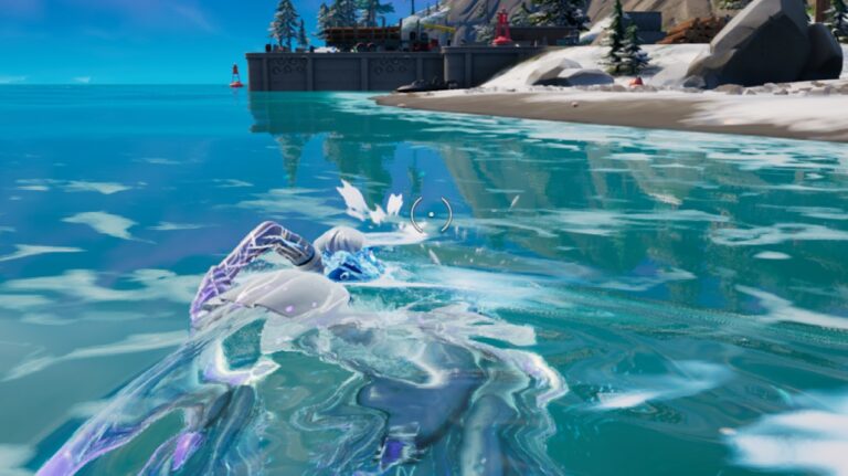 Where to Swim in Icy Water in Fortnite X Dragon Ball