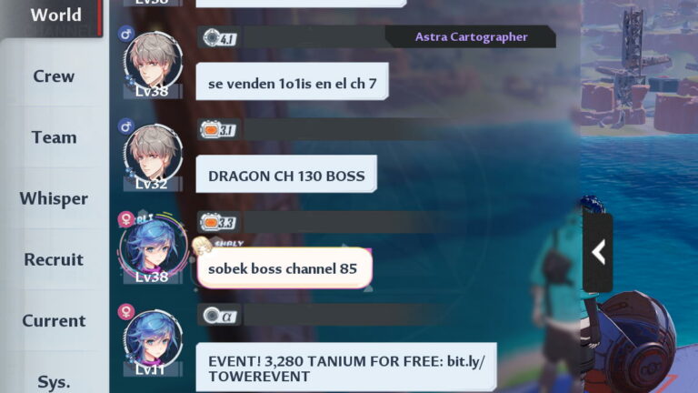 How to Fix Chat Not Working in Tower of Fantasy