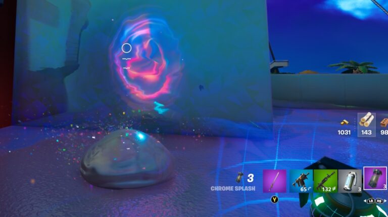 How to Fall 7 Stories in Chrome Blob Form in Fortnite