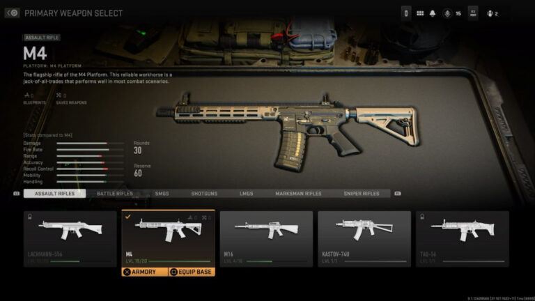 Best M4 Loadout in COD MW2