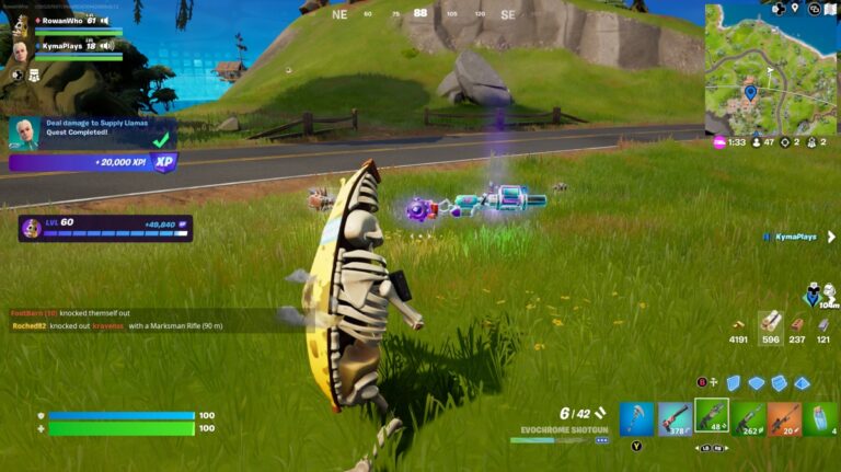 Fortnite: How to Gain Shields From Jellyfish, Shield Fish, or Slurpfish