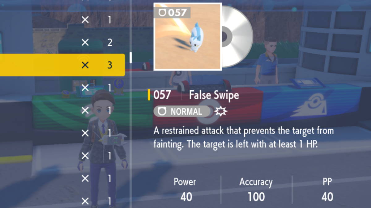Best Pokémon to Teach False Swipe To