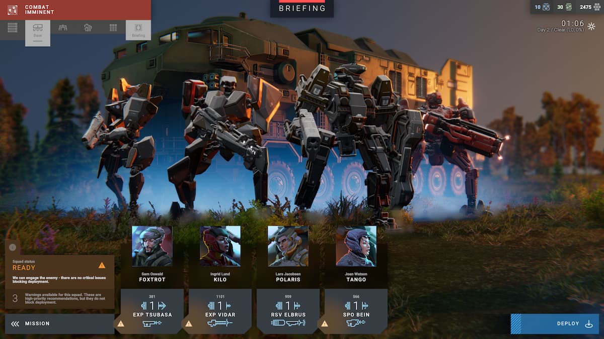 Phantom Brigade: How to Unlock More Mechs