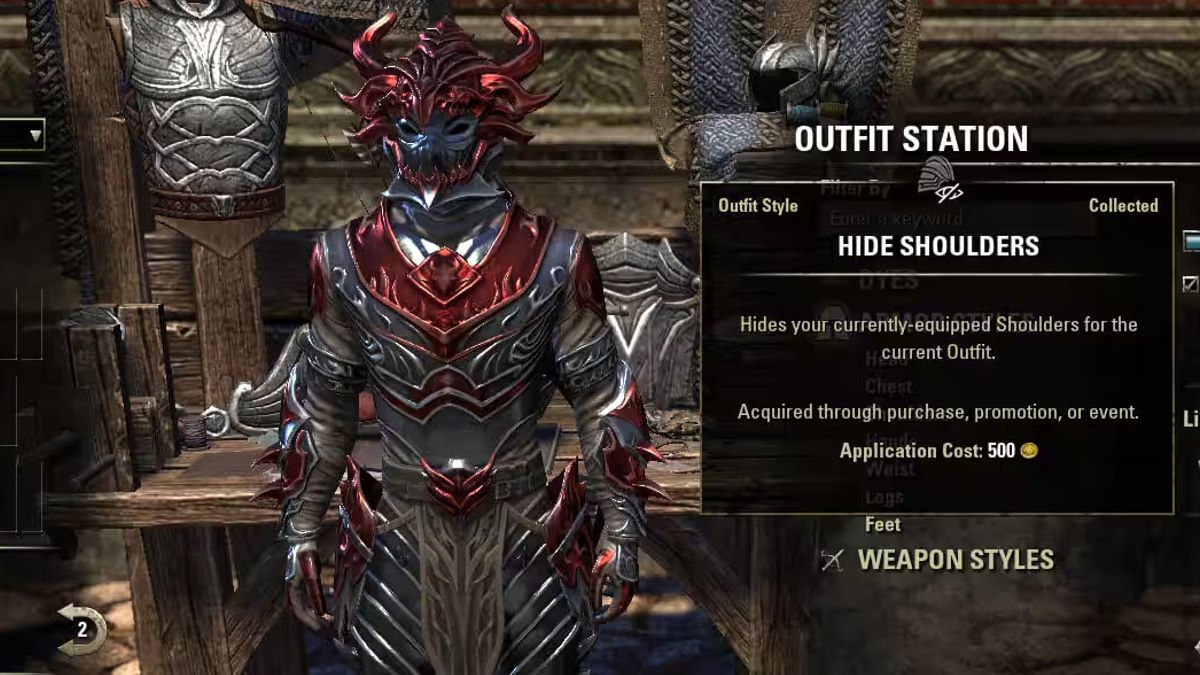How to Hide Shoulders in Elder Scrolls Online – Character Customization Guide
