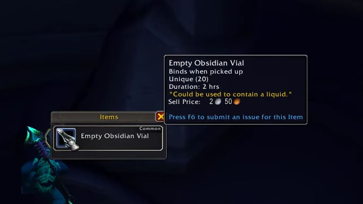 How to Use Empty Obsidian Vial in World of Warcraft – Zskera Vaults Guide
