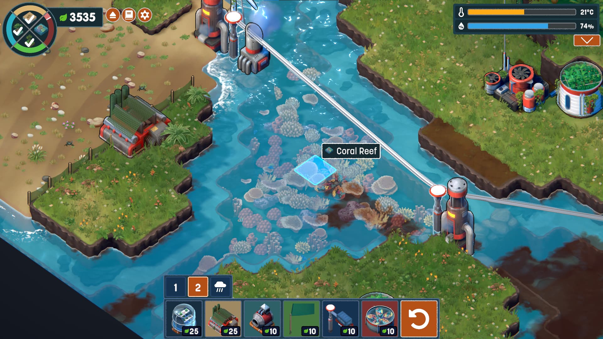 How to Create Coral Reefs in Terra Nil