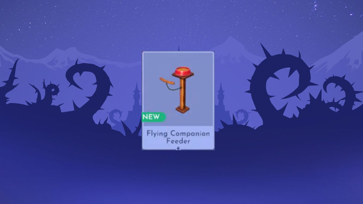 How to craft Flying Companion Feeder in Disney Dreamlight Valley