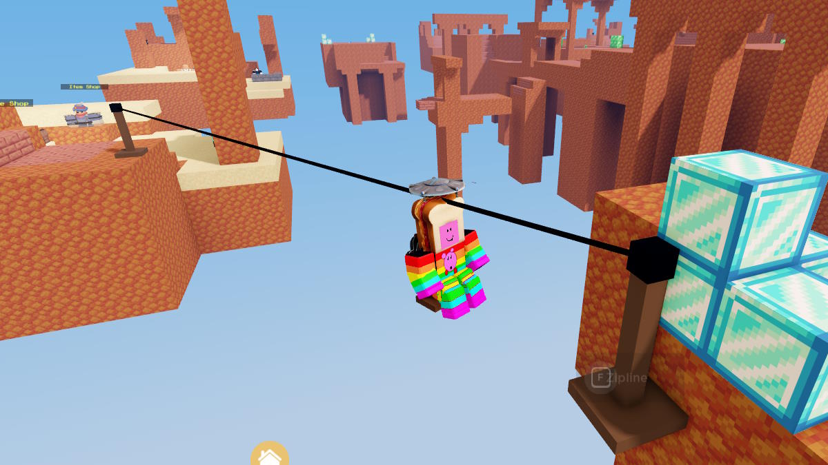 How to Use Zipline in Roblox BedWars