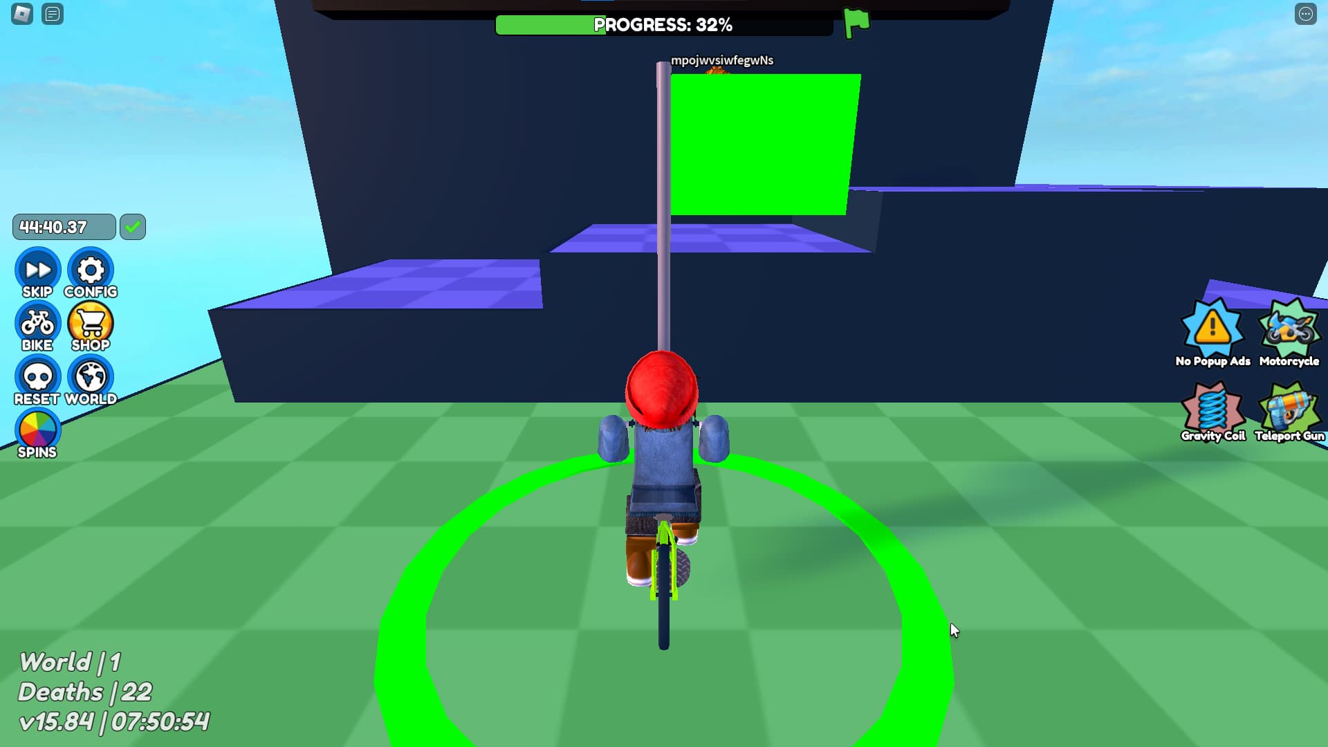 Obby But You’re on a Bike Codes