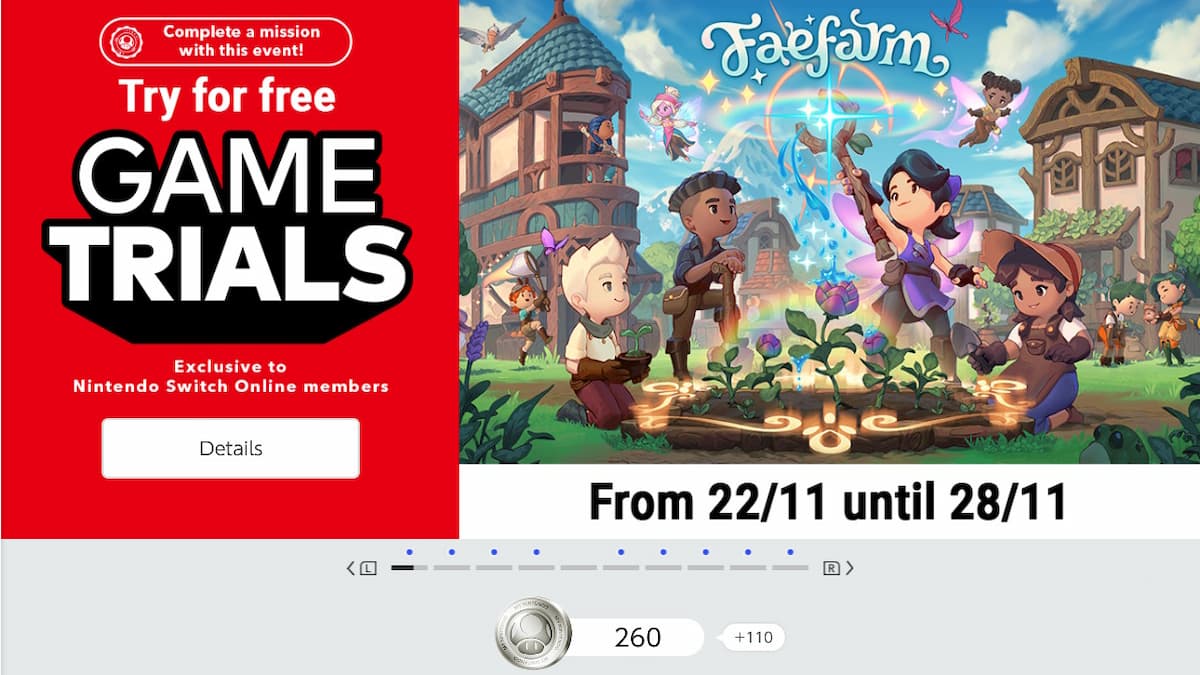 Fae Farm Will Be Available for Free on Nintendo Switch Until November 28