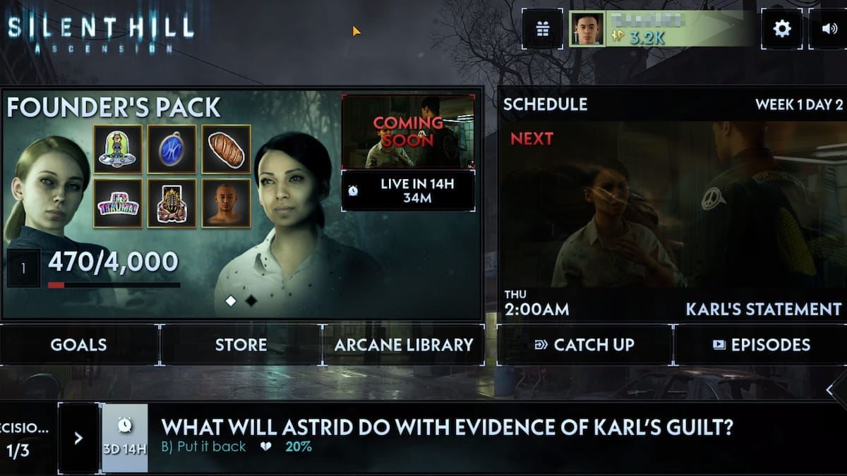 Silent Hill: Ascension: How Much IP Should You Put Into a Decision?