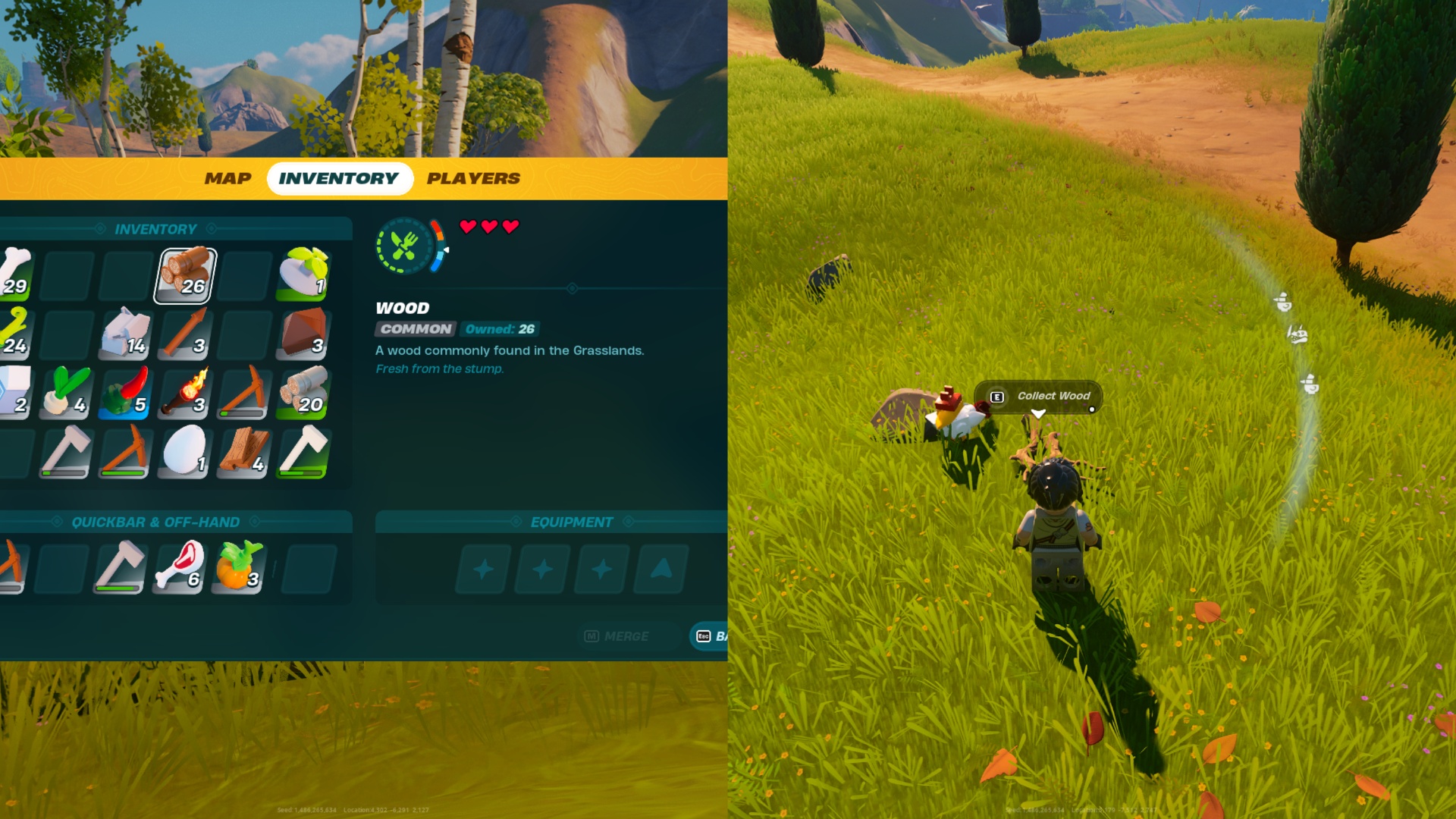 How to Get Wood Fast in LEGO Fortnite
