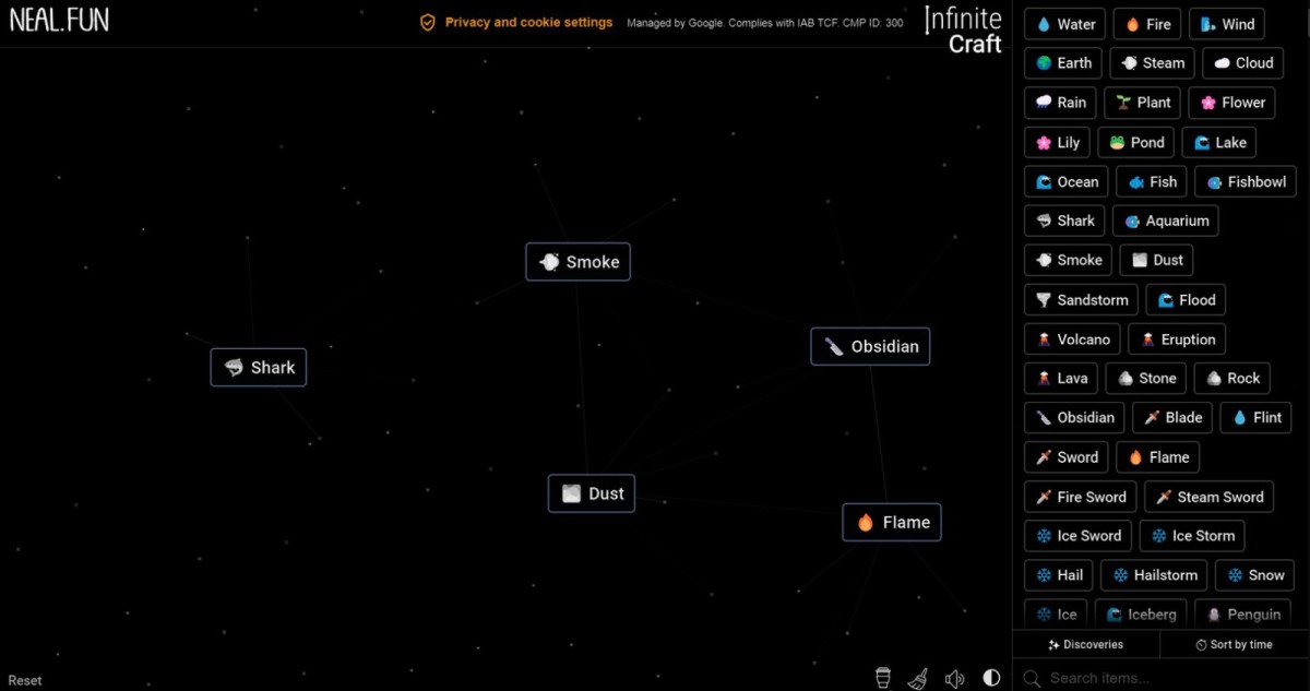 How to Play Infinite Craft in Dark Mode (Guide)