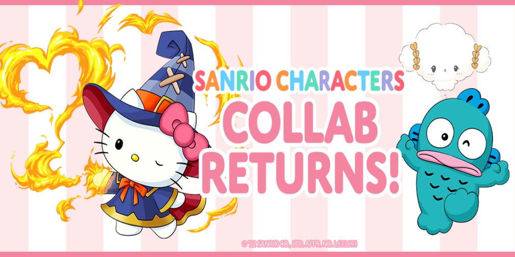 Puzzle & Dragons crossover with Sanrio Characters and Hello Kitty is back for another round