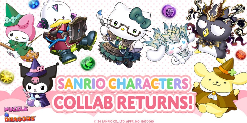 Puzzle & Dragons' latest collaboration sees the return of Sanrio characters