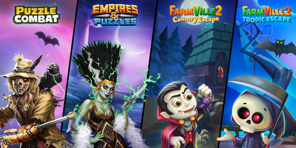 Zynga is celebrating Halloween with various events in Empires & Puzzles, Puzzle Combat, and FarmVille 2: Country Escape