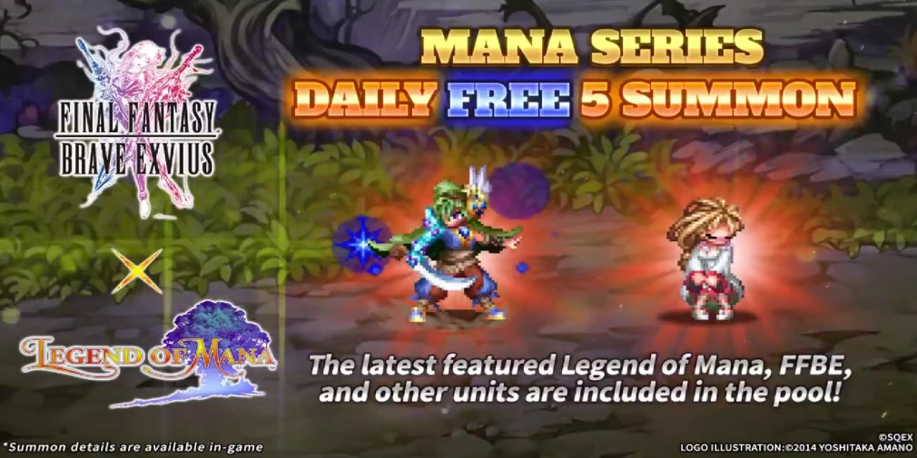 Final Fantasy Brave Exvius is hosting a double crossover with Legend of Mana and Actraiser Renaissance