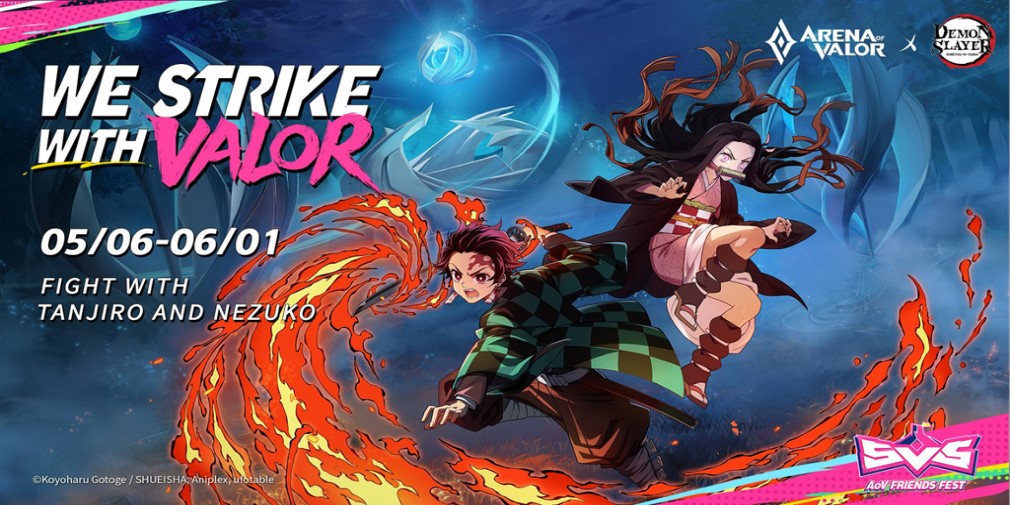 The Arena of Valor x Demon Slayer crossover goes live soon with lots of themed events and rewards