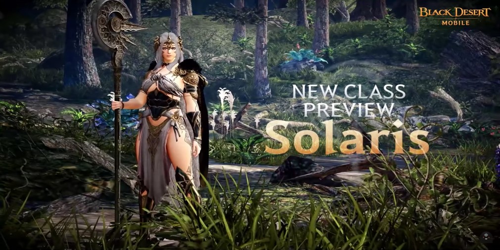 Black Desert Mobile adds a new class called Solaris alongside multiple events and rewards