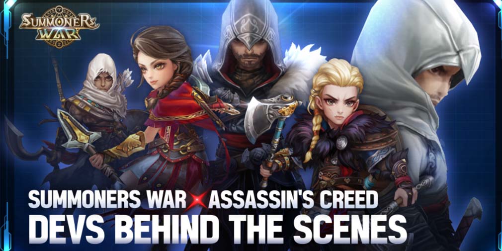 Summoners War: Sky Arena reveals detailed look at collab goodies up for grabs during Assassin's Creed crossover