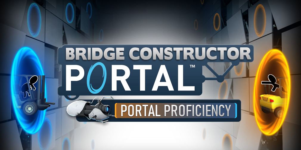 Bridge Constructor Portal's challenging "Portal Proficiency" DLC launches next week for iOS and Android