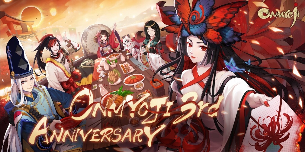 Onmyoji is celebrating the English server's third-anniversary with a bunch of in-game benefits