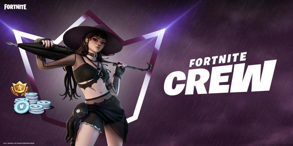 Fortnite's July 2022 Crew Pack features the Phaedra skin