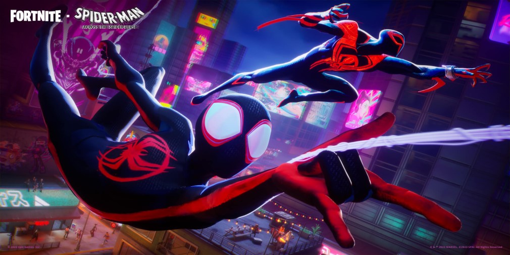 Fortnite launches new collaboration with characters from Spider-Man: Across the Spider-Verse