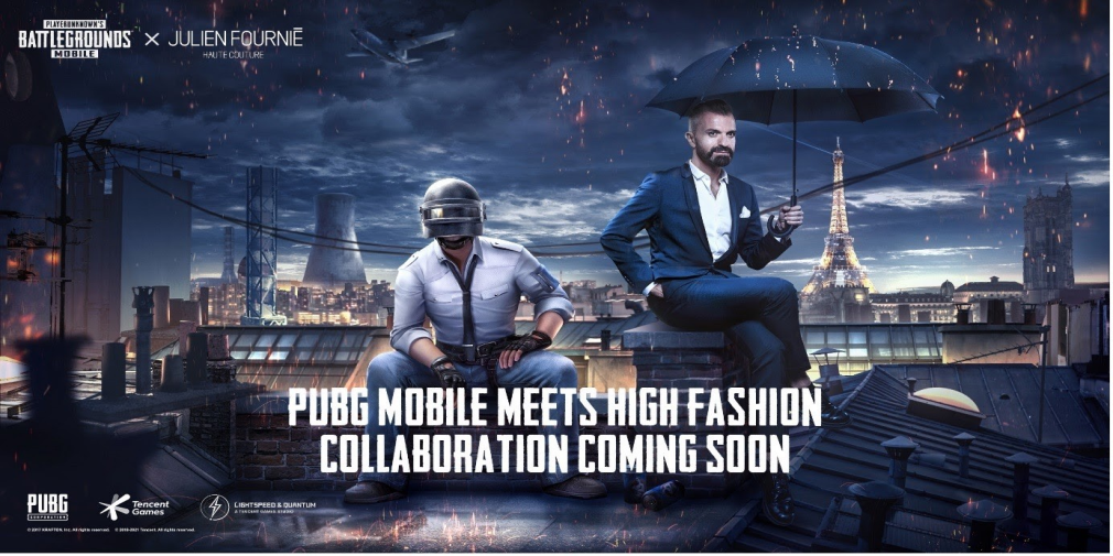 PUBG MOBILE partners with Haute Couture brand Julien Fournié for a future event