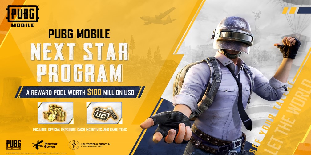 PUBG MOBILE launches the NEXT STAR PROGRAM for content creators, with a reward pool of $100 million