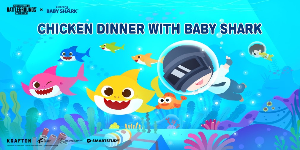 PUBG Mobile has partnered with the pop music phenomenon, Pinkfong Baby Shark