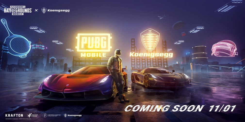 PUBG Mobile and Koenigsegg partner to bring in hypercars to the battle royale