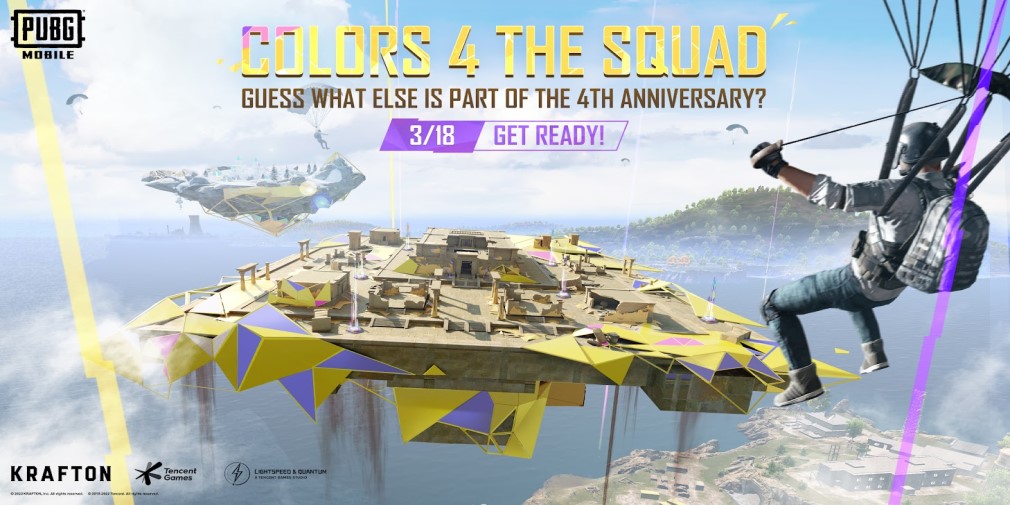 PUBG Mobile is celebrating its 4th birthday with massive content update featuring new legendary items, game modes, and more