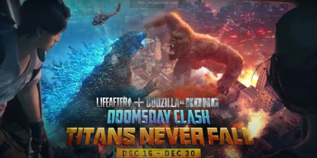 LifeAfter's Godzilla vs Kong crossover is returning for one last time
