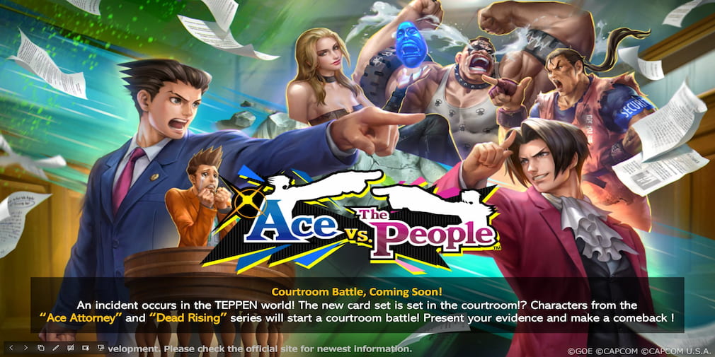 Teppen introduces characters from Ace Attorney and Dead Rising in its latest update